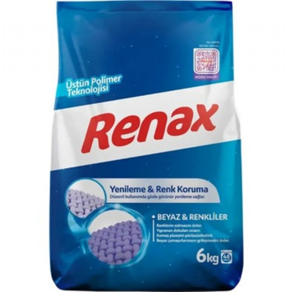 Renax Matik 6 Kg Beyaz&Renkli Toz Deterjan