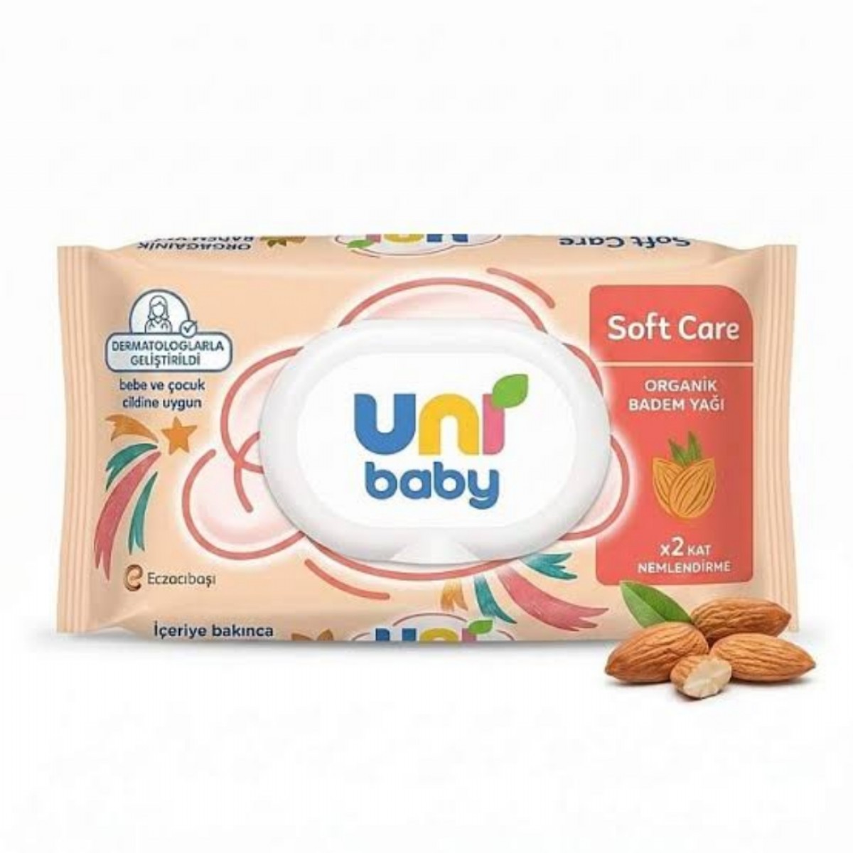 Uni Baby 90'lı Soft Badem Yağlı Islak Havlu