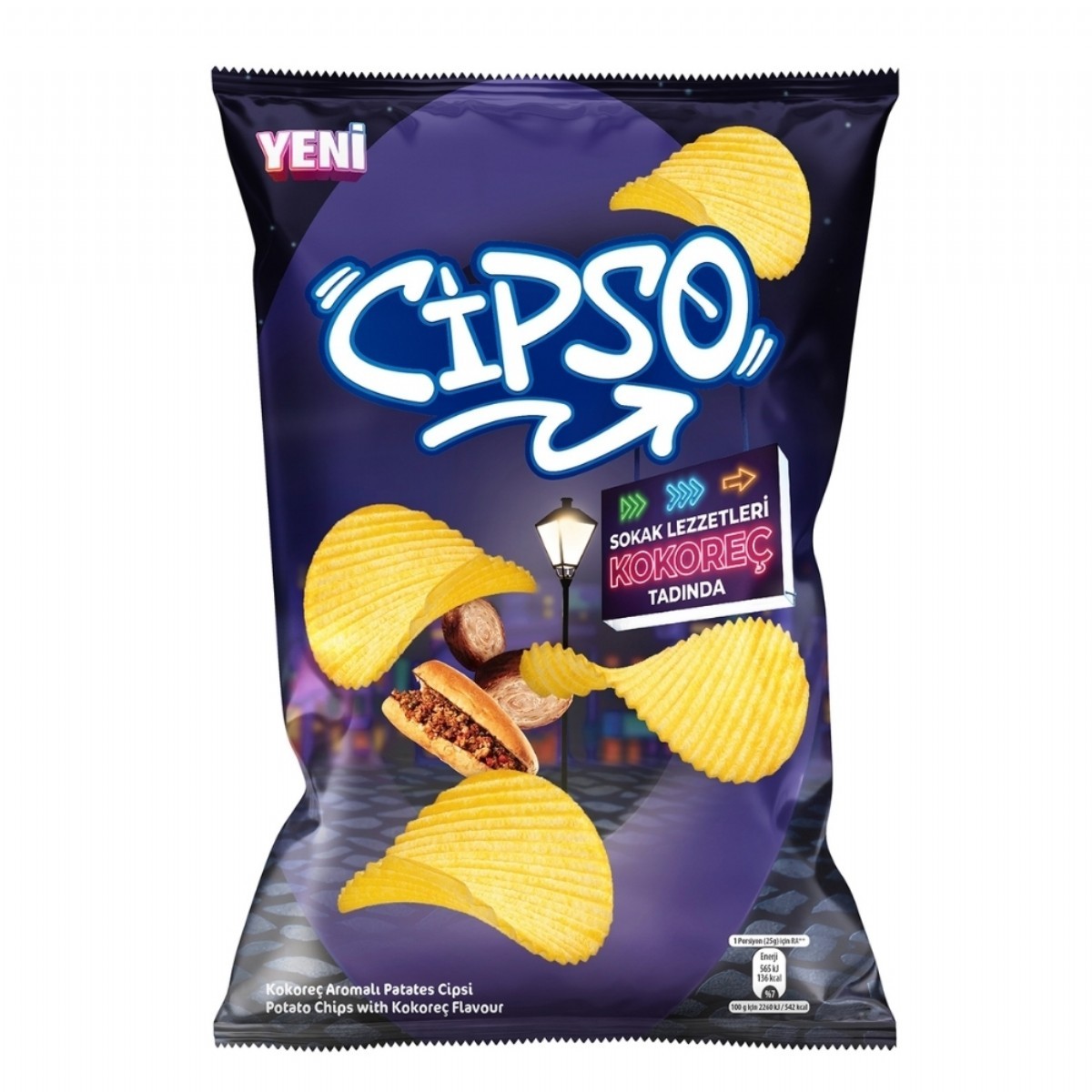 Doğuş Cipso Kokoreç Tadında Cips 125 Gr