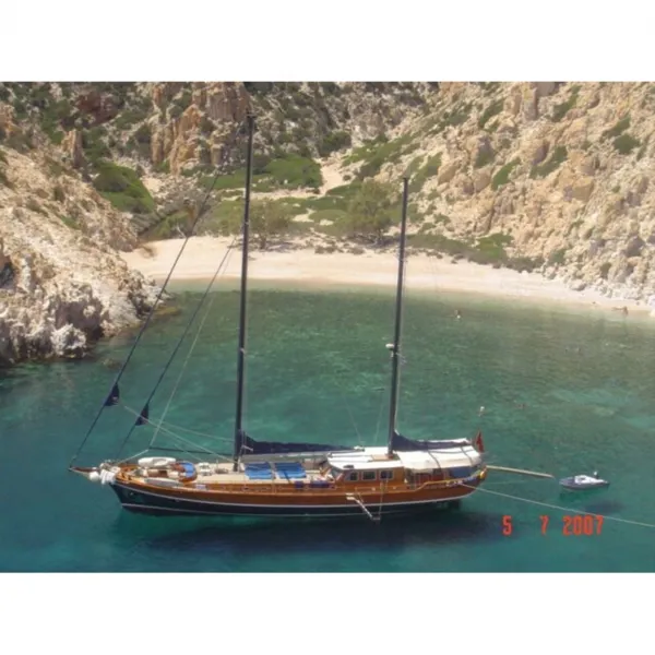 Luxury Charter gulet yacht L625 12 guest captain şevket - Ürün Görseli 1